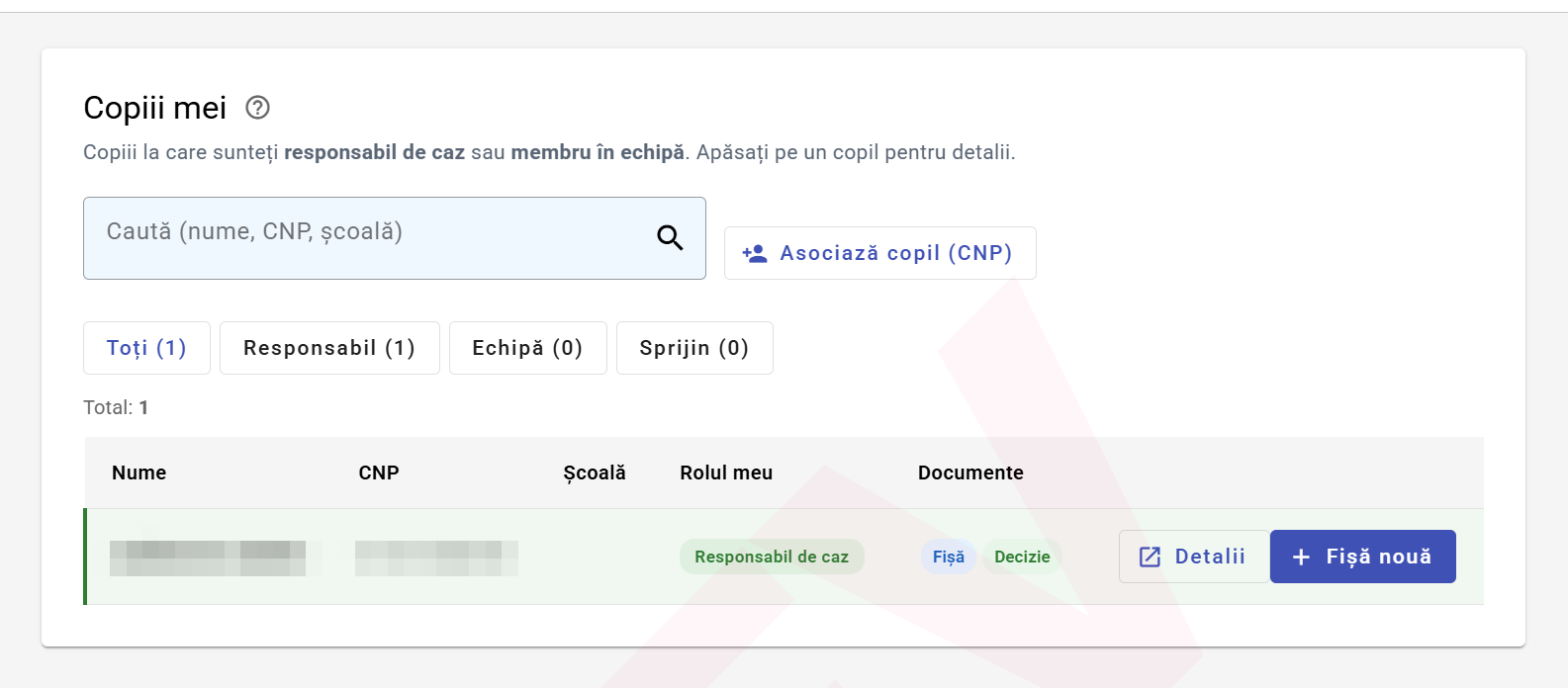 Lista Copiii mei